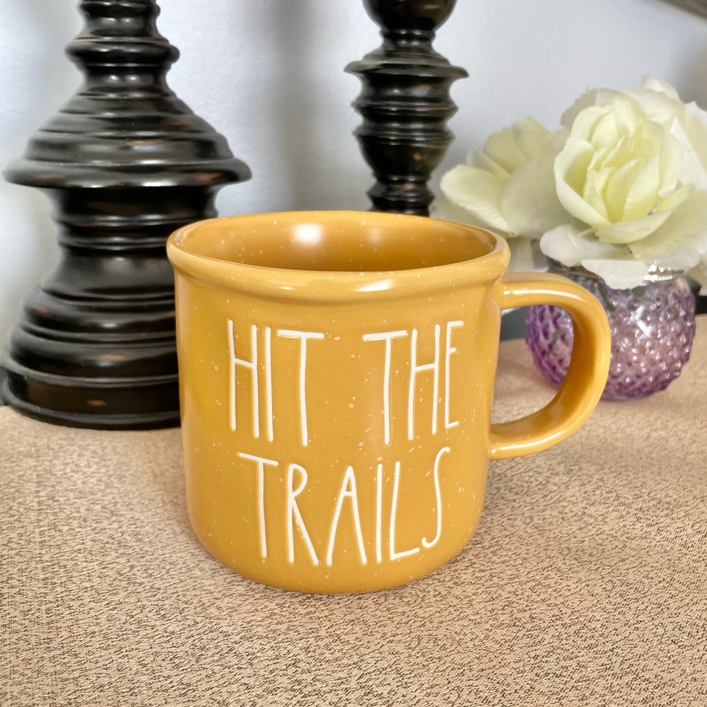 NEW Rae Dunn HIT THE TRAILS Ceramic Mug